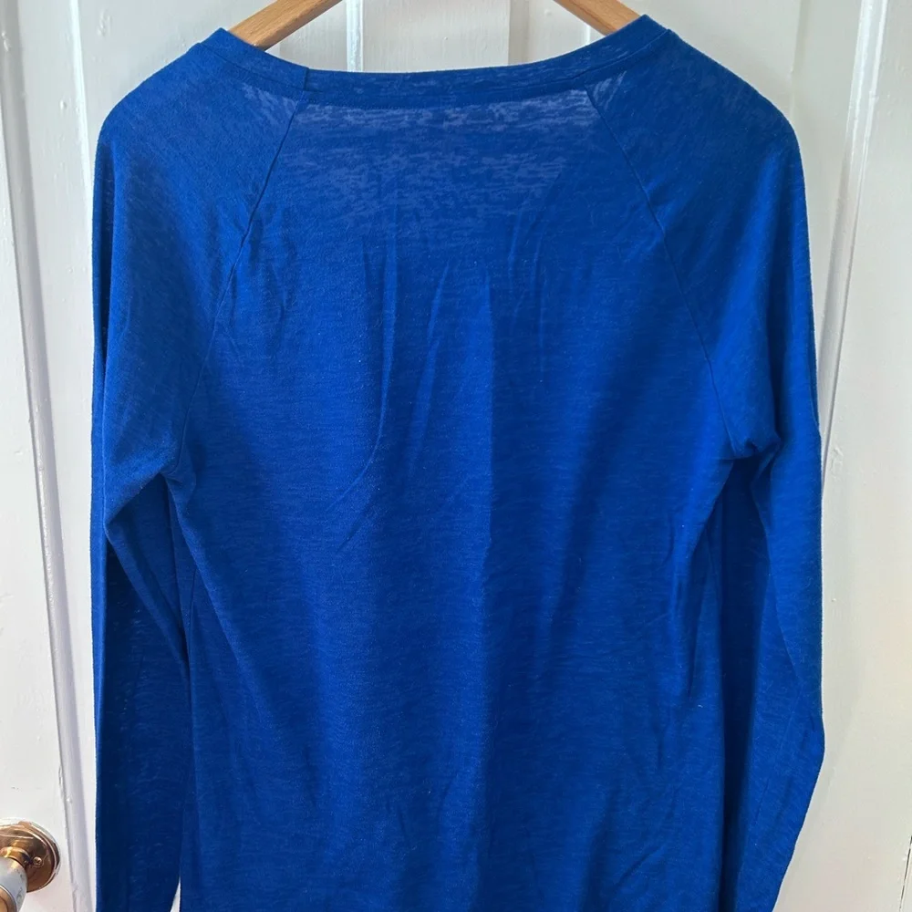 Under Armour Women’s Long-Sleeve Scoop Neck Top - Cobalt Blue - Picture 6 of 8